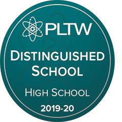 PLTW Distinguished School Badge